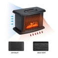 thumbnail image 2 of 1000w Electric Fireplace Heater With Remote Control Fireplace Electric Flame Decoration Portable Sp, 2 of 5