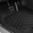 thumbnail image 5 of Zcargel 4PCS Floor Liners Mats & Rear Cargo Liners Compatible for Honda HR-V 2023-2024 Heavy Duty All-Weather Floor Mats Rubber TPE Floor Liner Black, 5 of 10