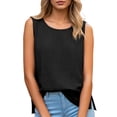 thumbnail image 3 of Shadoumai Women Cotton Linen Tank Tops Loose Fit Casual Sleeveless Summer Linen Shirts Lightweight Gauze Crewneck Camisole 2026, 3 of 6