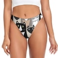 thumbnail image 1 of Fotbe Colors Cats Tanga Sin Costuras para Mujer con Estampado – Panties Invisibles, Transpirables y Cómodos para Uso Diario-3X-Large, 1 of 6