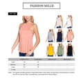 thumbnail image 5 of FashionMille Women's Casual Basic Loose Fit Sleeveless Crew Neck Soft Tank Top, 5 of 5