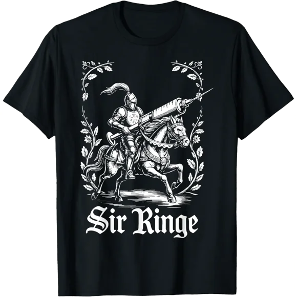 Sir Ringe Nurse Funny Pun Syringe Knight T-Shirt