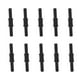 thumbnail image 3 of 10 UNIDS J.20009 Acoplador Banana 4mm Hembra a Hembra Conector Banana Aislado Adaptador de Extensión de Enchufe Banana Negro, 3 of 5