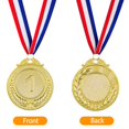 thumbnail image 4 of Medallas de premio Awpeye, estilo olímpico, primera, segunda y tercera, con cinta en el cuello, 4 of 7