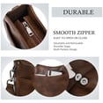 thumbnail image 4 of KL928 Women Leather Crossbody Bag Purses Bucket Bag with Wide Leopard Straps Gifts, 4 of 7
