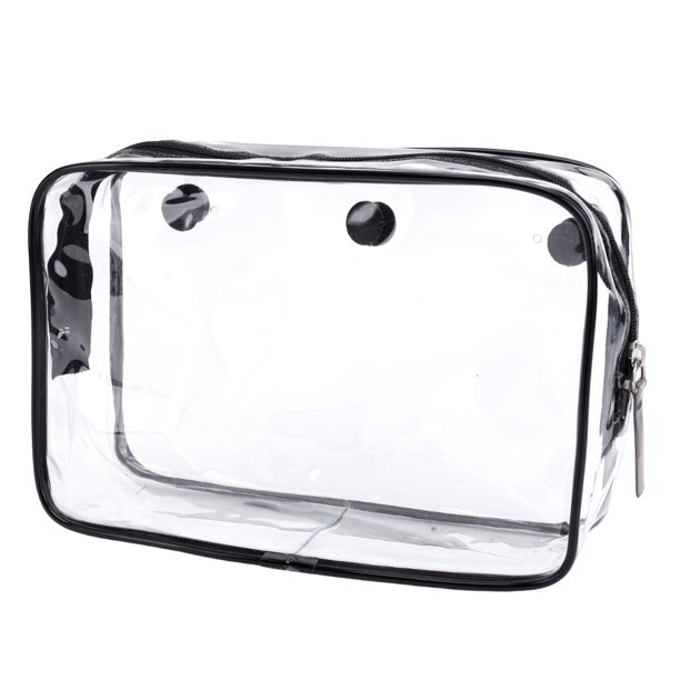 Bolsa de playa transparente Bogg, organizador de brochas de maquillaje reutilizable, bolsa de viaje para mujer