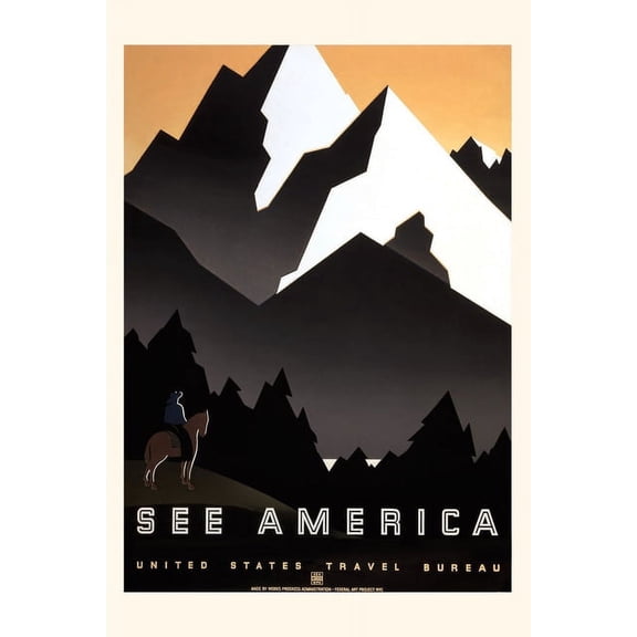 Pocket Sized - Found Image Press Journals: Vintage Journal Stylized Mountains (Paperback)