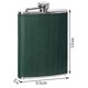 thumbnail image 4 of 2X Hip Flask Set Stainless Steel Flask of Gifts for Men 260ML Bar Party Camping Barbecue Portable Pocket Flask, 4 of 5