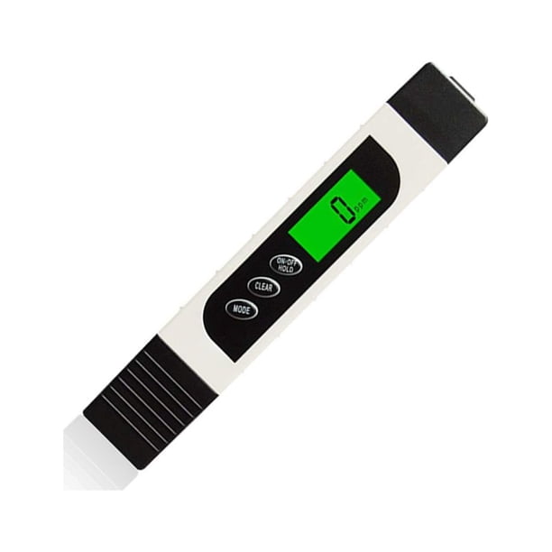 Speravity Pluma de prueba Probador de agua Medidor de temperatura Claro Operación simple Pantalla LCD Precisión del tanque Medidor de acuario Medidores de medidas dimensionales