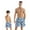 Section D, variant on Family Matching Swimsuit Father and Son Floral Print Beachwear Pants Daddy and Me Swimming Elastic Shorts