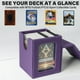thumbnail image 4 of Caja de cartas Jaffzora para MTG Commander Purple con 100 cartas, 4 of 7