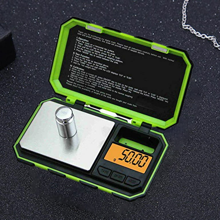 Digital Accurate Gram Pocket Scale Black for Jewelry, Herb, Weed, Medicine,  Food, Coffee Measurement