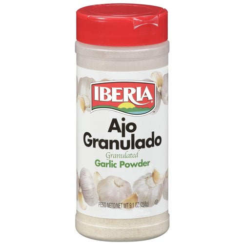 Iberia Granulated Garlic Powder, 9.1 oz