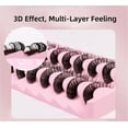 thumbnail image 6 of 10 Pairs False Eyelashes, Jademall 3D Natural Look False Eyelashes, 5 Styles Mixed Natural Wispy D Curly False Eyelashes Look,  Reusable, All Sizes - Black, 6 of 7