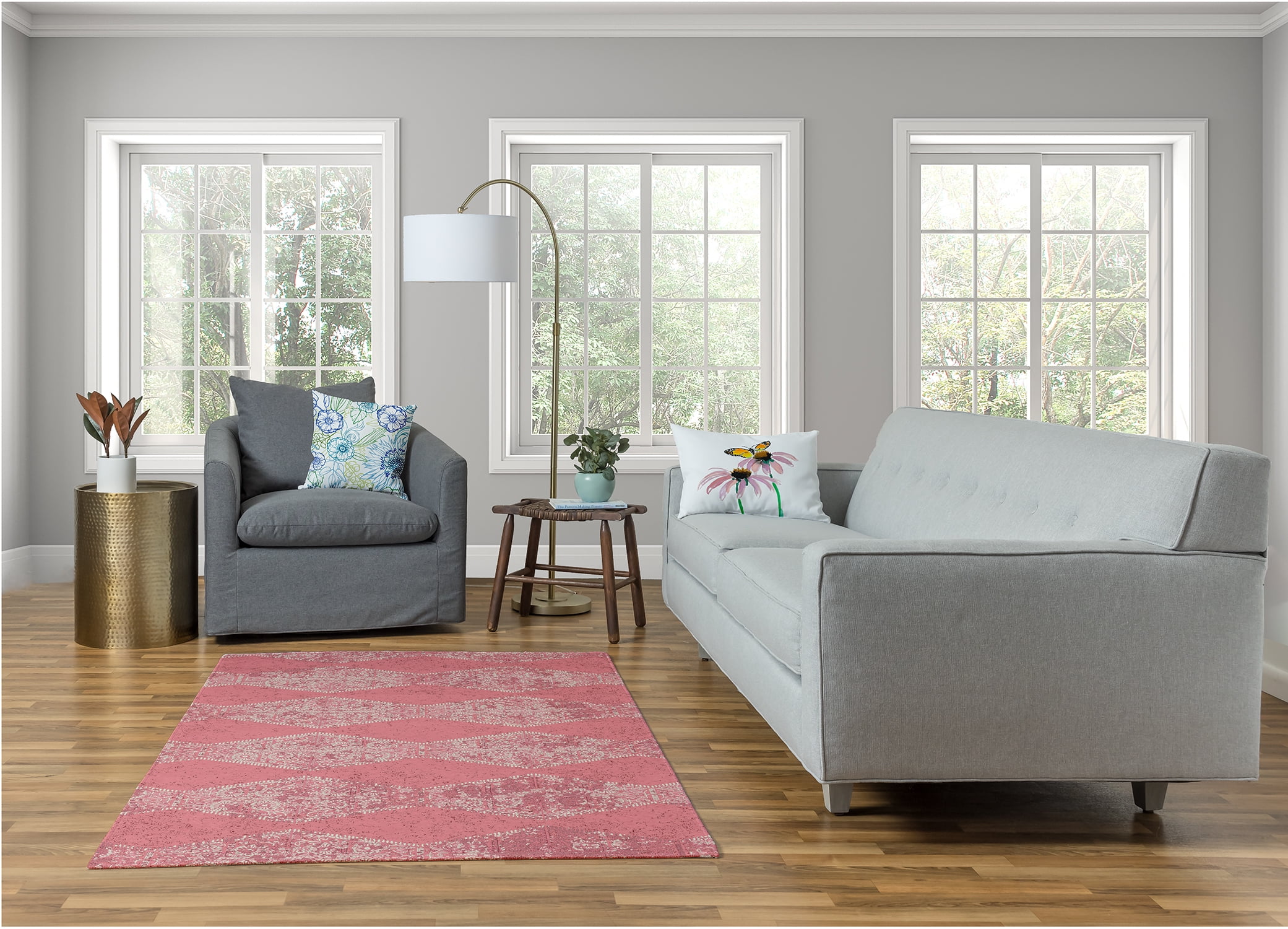 Simply Daisy HH Revival Stripes Area Rug, 4' x 6'