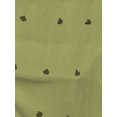 thumbnail image 3 of eloria Women's Wrap With Tassel Cotton Stole Color: Olive Green, 3 of 4
