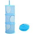 thumbnail image 1 of 4 Layers Collapsible Fishing Hanging Storage Drying Net Bag Mesh Hanging Storage Basket Folding Toy Underwear Socks Storage Bag Basket, 1 of 8