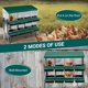 thumbnail image 4 of Caja Nido para Gallinas, 8 Compartimentos, Caja con Patas Metálicas, Caja Rodante para Huevos con Tapa Protectora, 4 of 7