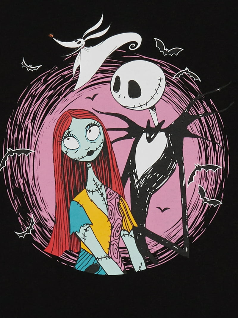 Disney Nightmare Before Christmas Girls Jack, Sally, Zero Graphic