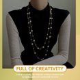 thumbnail image 3 of Collier de Perles à Double Couche Collier de Perles Simulées Collier de Fausses Perles pour Femmes, 3 of 9