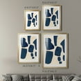 thumbnail image 4 of Wexford Home Blue Pieces I Abstract Art, Framed Art, 26.5" x 36.5" Gold Frame, Ready-Hang, 4 of 9