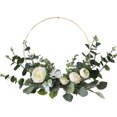 thumbnail image 1 of Mori ins Eucalyptus rose flor de simulación flor falsa dormitorio pared decoración dinero hoja bambú círculo guirnalda dintel flor ShuxiuWang 8390612978722, 1 of 1