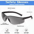 thumbnail image 3 of Gafas de seguridad AOOFFIV, lentes transparentes ANSI Z87.1, paquete de 50, 3 of 8