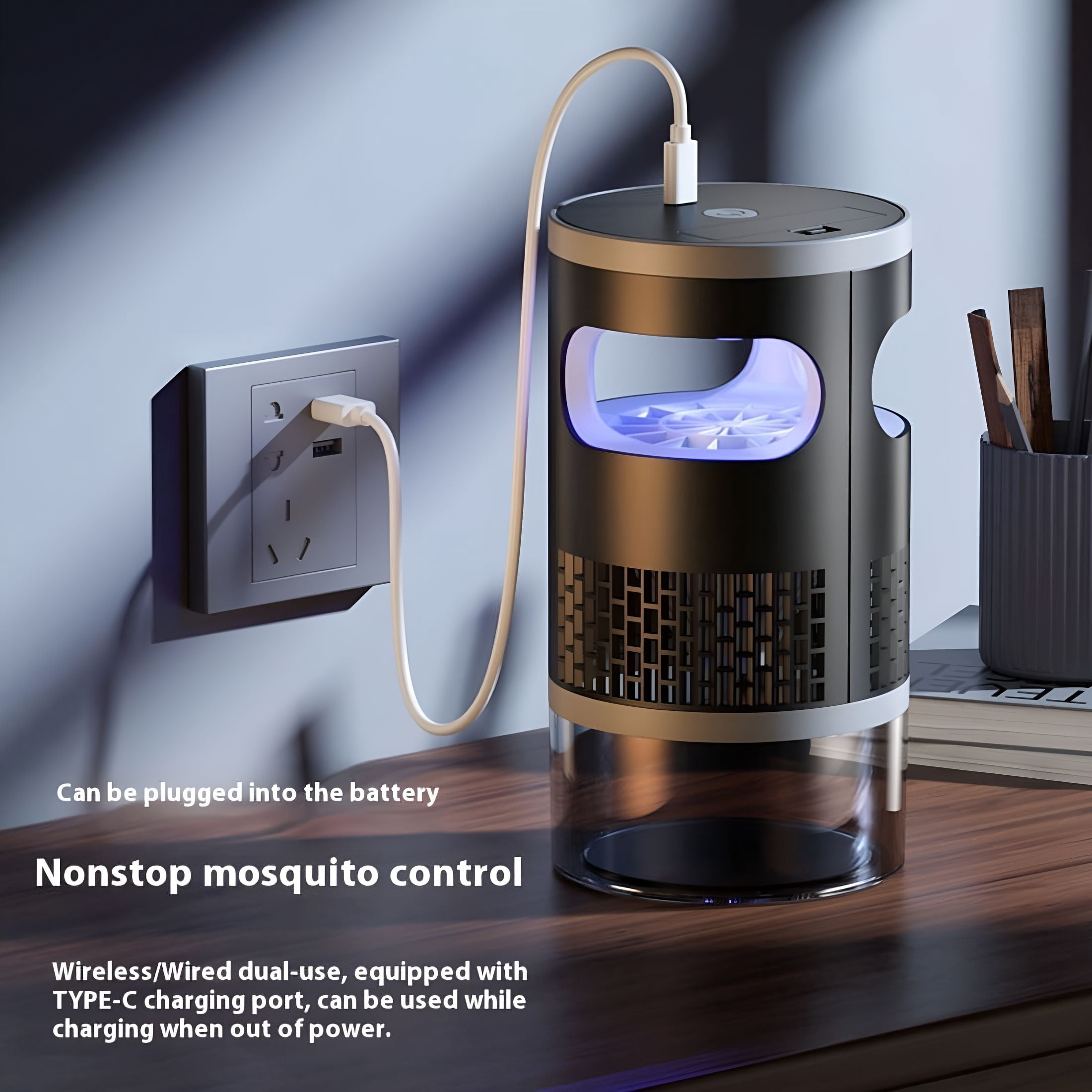 HIBIBUD Fruit Fly Trap Indoor Brushless Motor Gnat Traps for House Indoor Gnats Killer,Powerful Suction Bug Insect Trap,Trap Killer