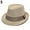 Khaki, variant on ievspot 1 Pcs Unisex Kid Boys Girls Fedora Hat Fashion Cool Jazz Cap Pitched Crown Short Brim Hat Cotton Photography Top Sun Hats