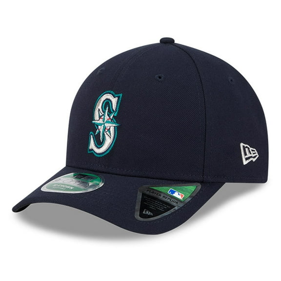 Men's New Era  Navy Seattle Mariners Player Replica 9FORTY Adjustable Hat