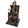 thumbnail image 1 of Estatua de resina de la diosa de la riqueza, 10 cm, con decoración de monedas, 1 of 3