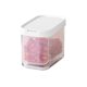 thumbnail image 1 of Caja de almacenamiento transparente para ajo, jengibre y cebolla con capa de drenaje, a prueba de olores, apilable, organizador para refrigerador para mantener la frescura de los alimentos., 1 of 8