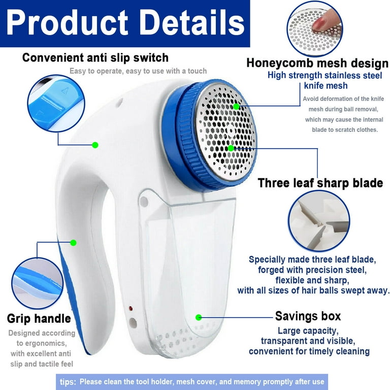Fabric Lint Shaver Fuzz Lint Pill Bobble Remover Portable Lint