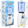 thumbnail image 2 of Mini dispensador de agua de pingüino, 2,5l, con cubo de agua, bebida, 8 vasos de agua para dormitorio de estudiantes, regalo de oficina en casa, 2 of 5