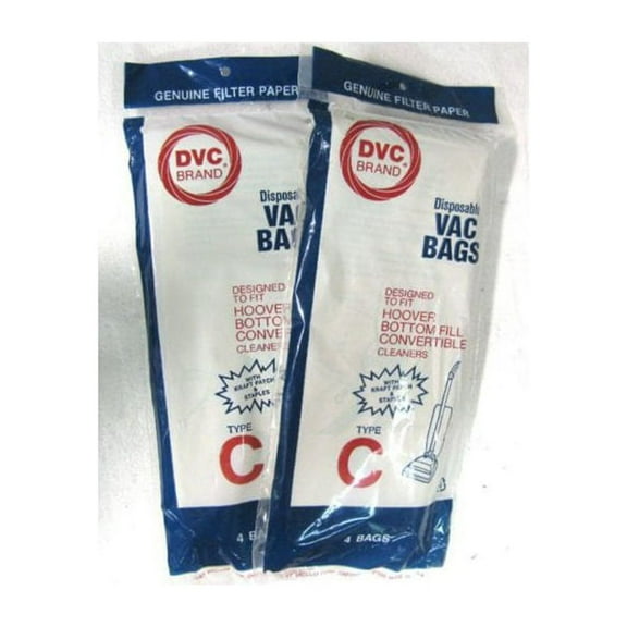 24 DESIGNED TO FIT Compatible with Hoover C UPRIGHT VACUUM BAGS