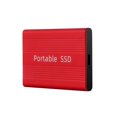 thumbnail image 3 of Sidaley Unidad de estado sólido 500GB 1TB 2TB Disco duro Transmisión de alta velocidad Disco externo Plug and Play para PC Laptop Teléfono móvil Estaciones de acoplamiento para portátiles Rojo/2T, 3 of 5