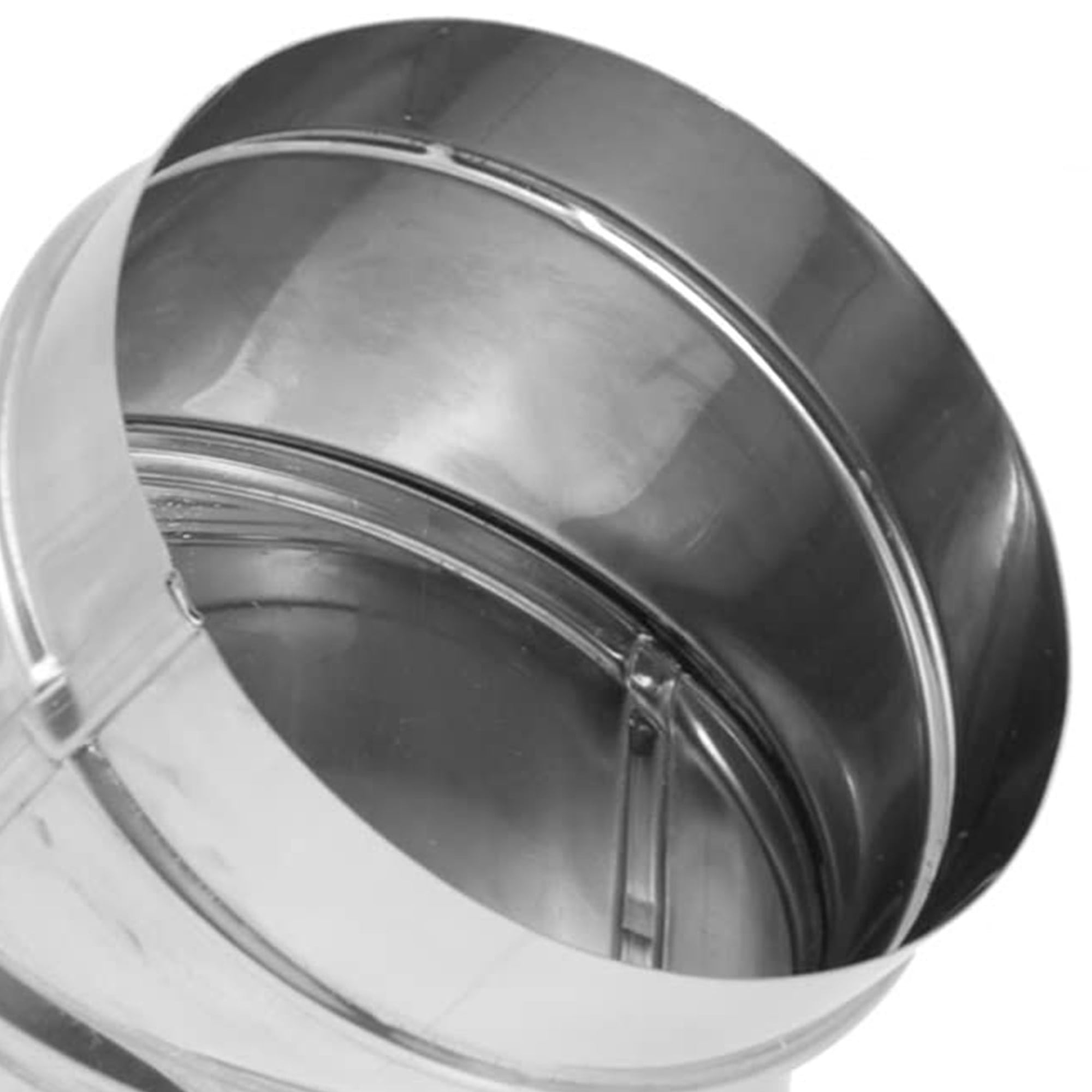 DuraVent DuraBlack 6 Inches Single Wall 45 Degree Elbow Stove Pipe, Silver
