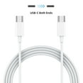 thumbnail image 3 of Elegant Choise USB Type C Fast Charger 60W 6.5ft Charging Cable for Samsung Galaxy, White, 3 of 12