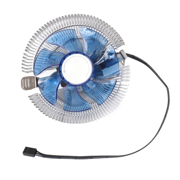 Enfriador De CPU, Ventilador Enfriador De CPU Con Luz Azul, Disipación De Calor Eficiente De Alta Velocidad, Bajo Nivel De Ruido Universal Para CPU De Computadora