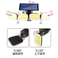 thumbnail image 2 of Luz De Pared Solar Al Aire Libre Lámpara De Pared De Inducción De Cuerpo Humano Giratoria 240Pcs Cuentas De Led Luz De Cerca Decorativa Con Control De Luz Para Garden Yard Hotel Inevent HA019790-00, 2 of 7