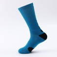 thumbnail image 3 of 5 calcetines de baloncesto para hombres, calcetines deportivos acolchados de rendimiento para hombres con compresión de arco para ciclismo baloncesto, 3 of 5