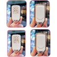 thumbnail image 6 of Key Fob Cover Compatible with Honda Odyssey Freed Elysion 2016-2023 6 Button Keychain Case Holder Protector,R-Black, 6 of 6