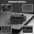 thumbnail image 5 of Battery Adapter MAN20ML for Milwaukee M18 Tools Converts for Craftsman V20 Lithium-Ion Batteries To for Milwaukee 18V Batteries, 5 of 7