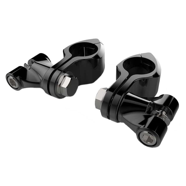 Ciro 60022 Kit De Montaje De Clavija De Carretera Para Protector De Motor Estándar (Negro Para Todos Los De 1-1/4")