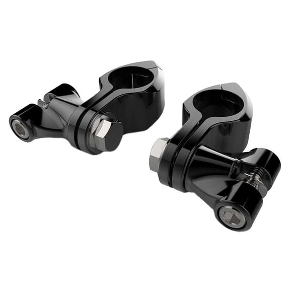 Ciro 60022 Kit De Montaje De Clavija De Carretera Para Protector De Motor Estándar (Negro Para Todos Los De 1-1/4")