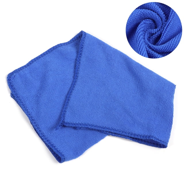 Paño Para Lavado De Coches, Toalla De Microfibra Suave, 30x30cm, Azul, Amplia Aplicación Para Lavado De Automóviles En La Cocina Del Hogar