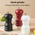 thumbnail image 3 of Staron Solid Wood Pepper and Spice Grinder Mill, Manual Grinding Mechanism for Fresh Seasonings, Traditional Kitchen Condiment Grinding Tool, 3 of 3