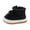 Black, variant on Otqutp Toddler Boys Girls Winter Ankle Boots Water Proof Fleece Snow Booties Kids Faux Fu𝗿 Warm Outdoor Hiking Walking Shoes