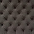 thumbnail image 6 of Diamond Sofa PARKAVESKEKBED Park Avenue Eastern King Size Tufted Bed with Vintage Wing, Smoke Grey Velvet, 6 of 6