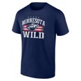 thumbnail image 2 of Men's Navy Minnesota Wild Americana Team T-Shirt, 2 of 3